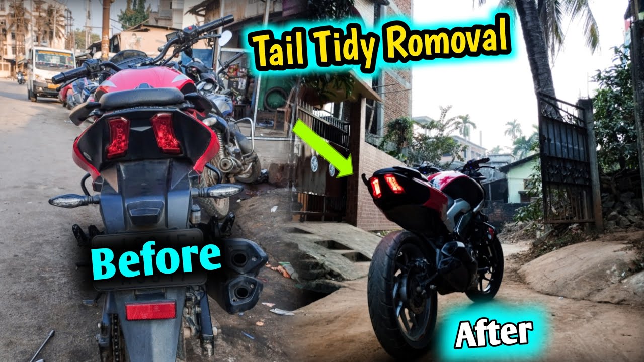 Dominar tail modification💥! How to remove tail tidy for Dominar250/400