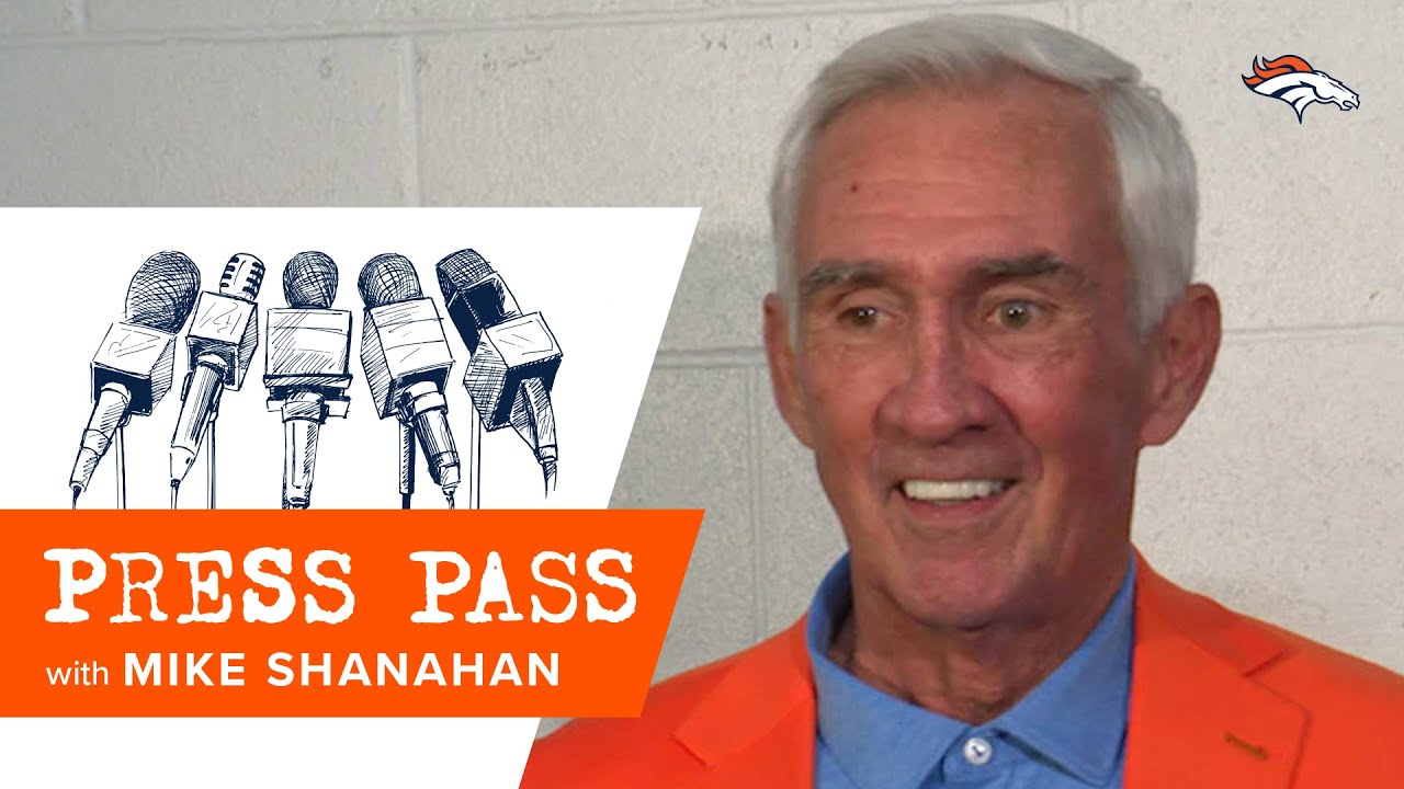 Mike Shanahan reacts after Ring of Fame enshrinement