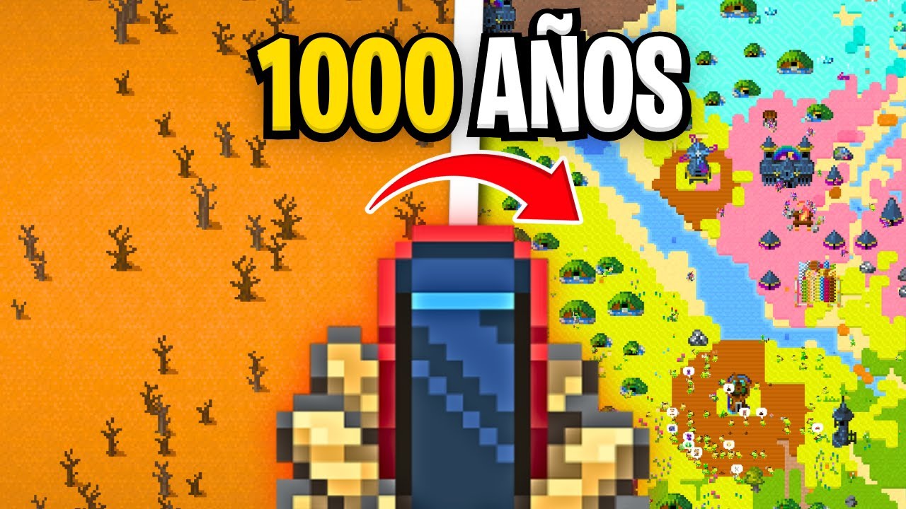 Qué pasa si sueltas un MONOLITO en un Mundo Vacío por 1000 Años