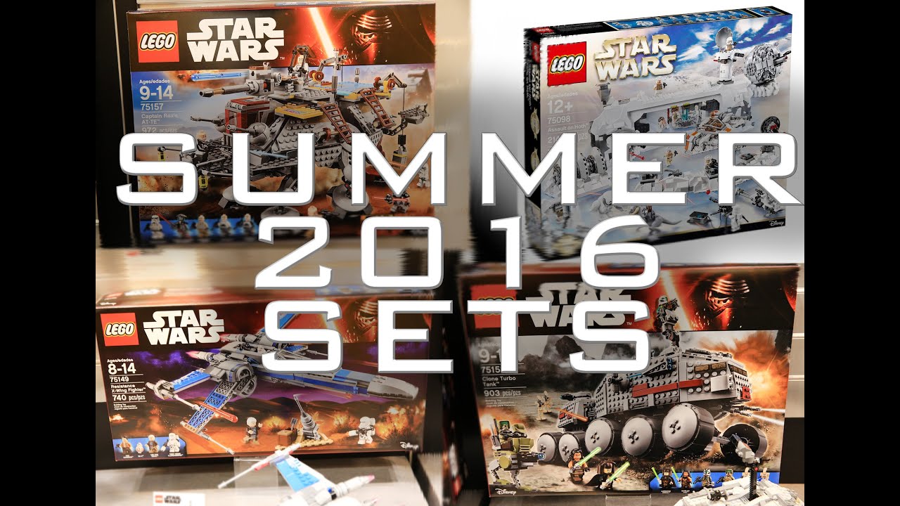 LEGO STAR WARS SUMMER 2016 ALL SETS 4K