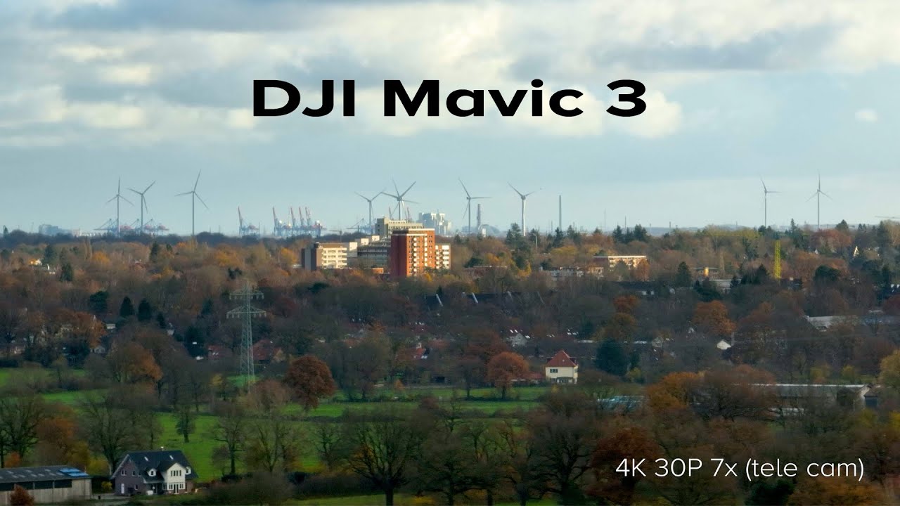 DJI Mavic 3 test: Shotover- like tele lens? / 5.1K D-LOG
