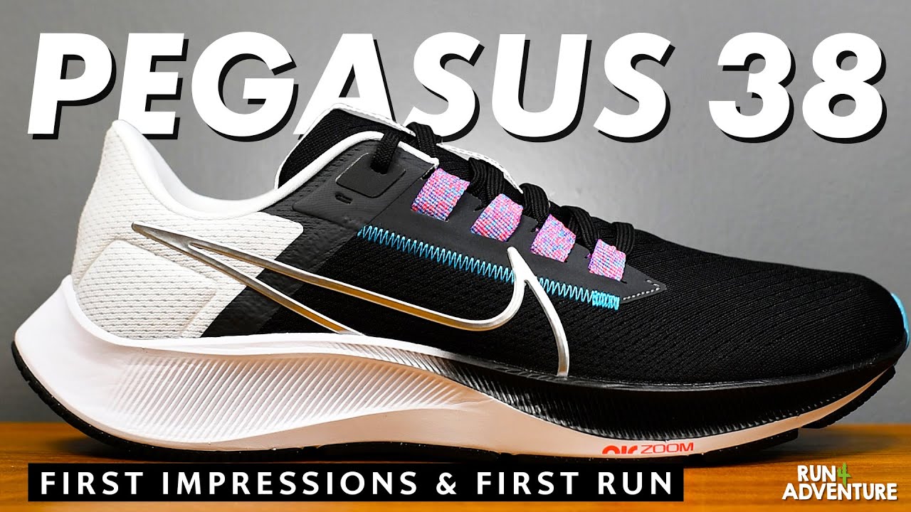 NIKE AIR ZOOM PEGASUS 38 | First Impressions & First Run | Run4Adventure