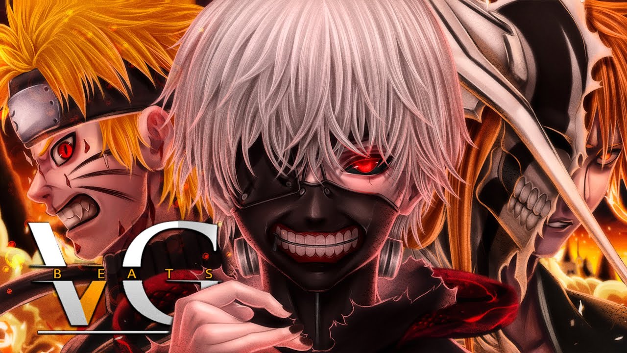 Kaneki, Naruto e Ichigoᴿᴬᴾ Feat. @Tauz , @felicinharock  e @TKRAPS  | Monster | VG BEATS