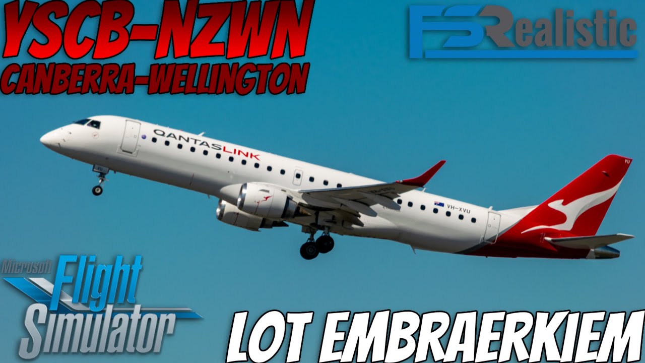EMBRAERKIEM po Australii | FSS E190 + FSRealistic | MSFS 2020 PL