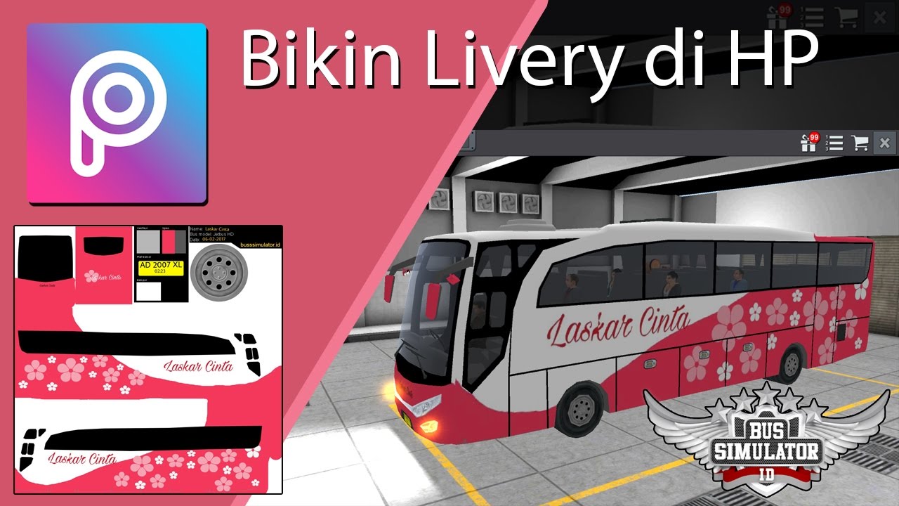 Tutorial Bikin Livery BUSSID di HP