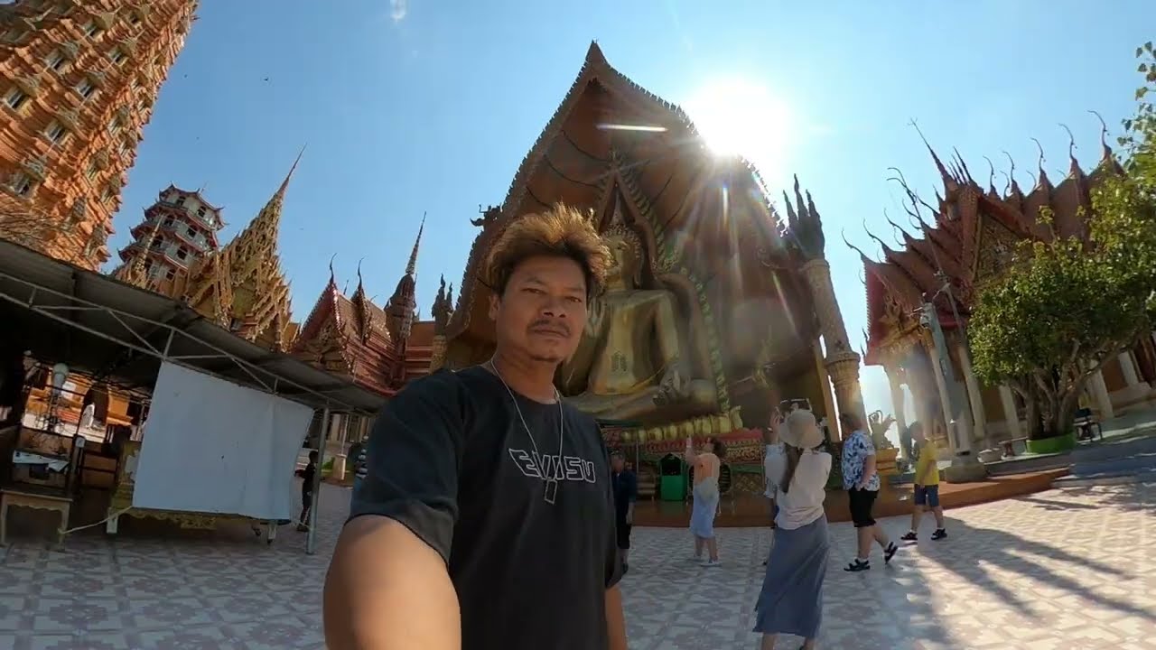 โนแพลน กาญจนบุรี แวะ เที่ยววัดถ้ำเสือ ก๋วยเตี๋ยวห้อยขาวืววัดถ้ำเสีอ พักที่โฮมพุเตย ออนเซนกลางป่า