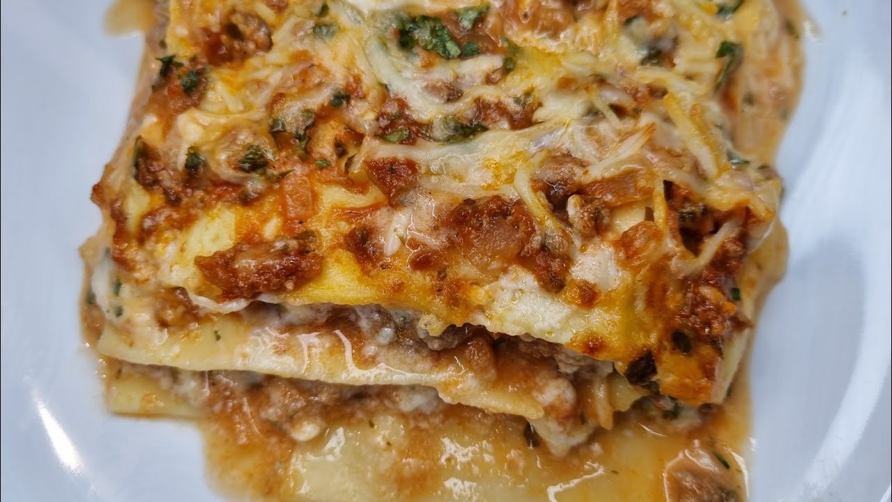 لازانيا الإيطالية بالكفتة تتجي رطبة و هشيشة مع الشاف هشام خفن زربن 👌