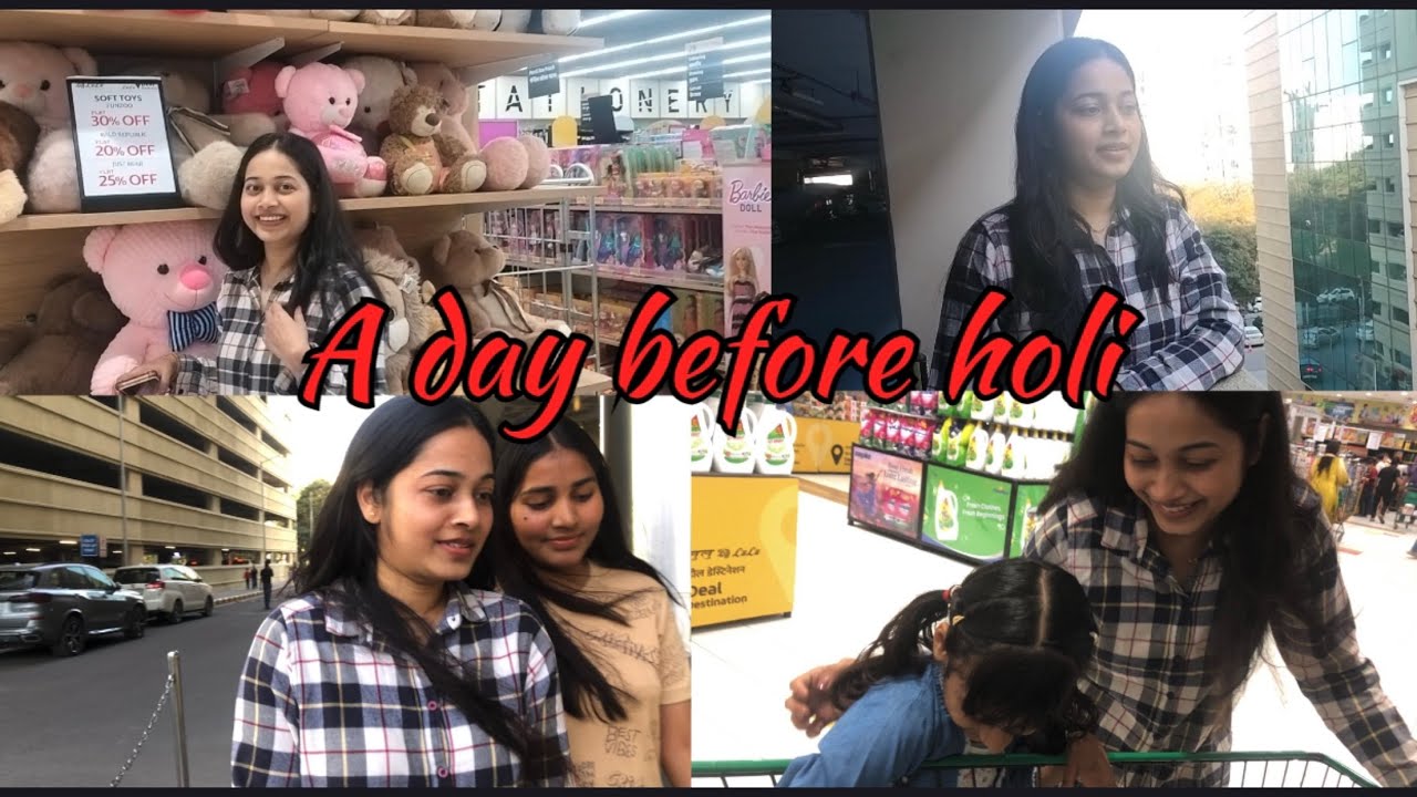 Holi shopping | Day out with nephew and niece #holi2026 #holispecial 