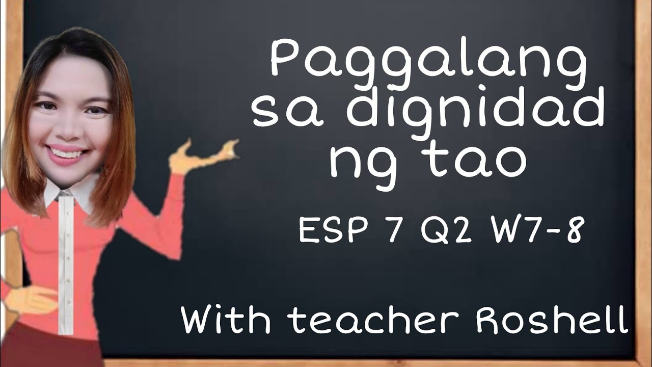 Paggalang sa dignidad ng tao