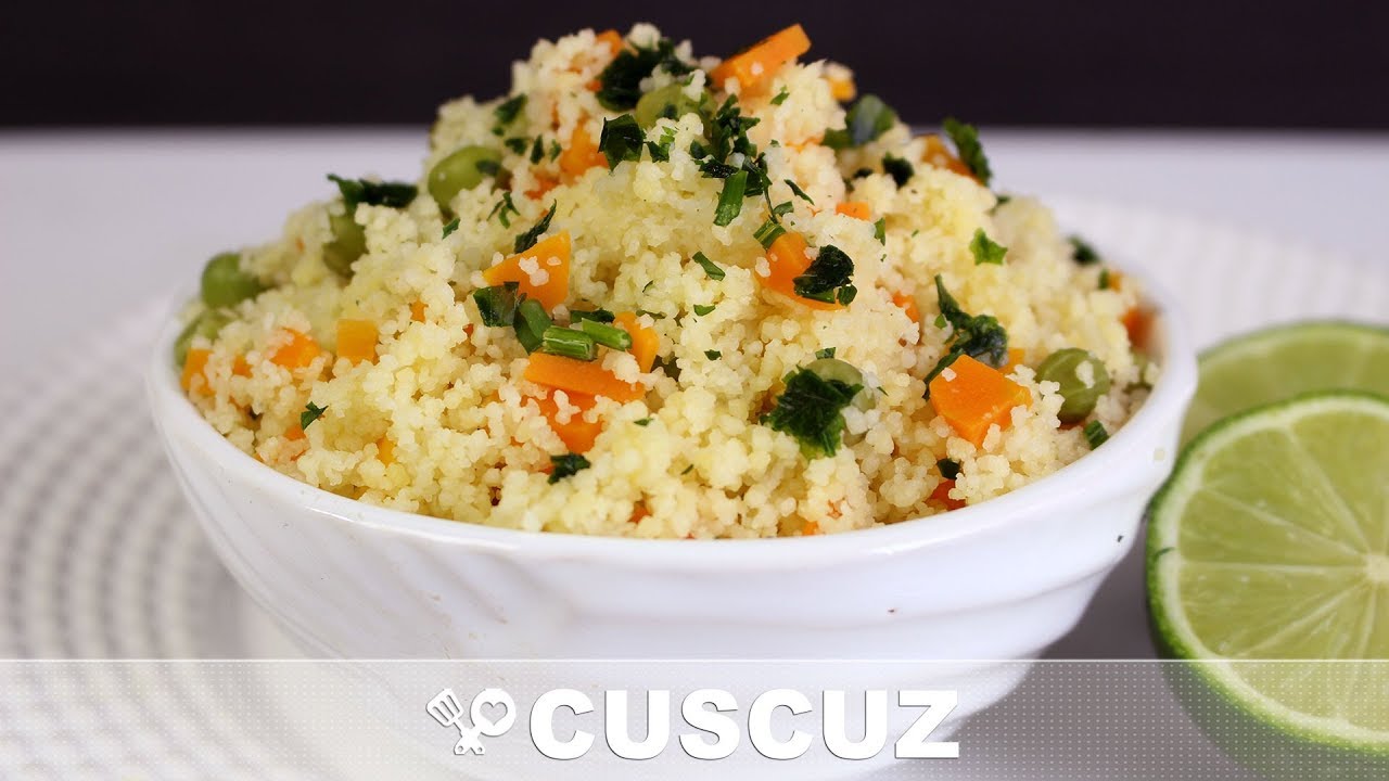 CUSCUZ MARROQUINO COM VEGETAIS - RECEITAS QUE AMO