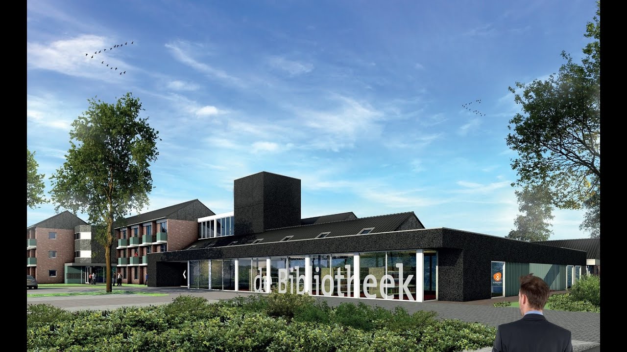 Onthulling van de nieuwe naam voor onderkomen dorpshuis en bibliotheek in Nieuw-Amsterdam