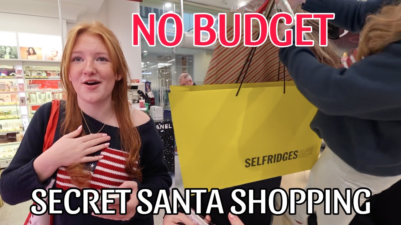 NO BUDGET SECRET SANTA SHOPPING!