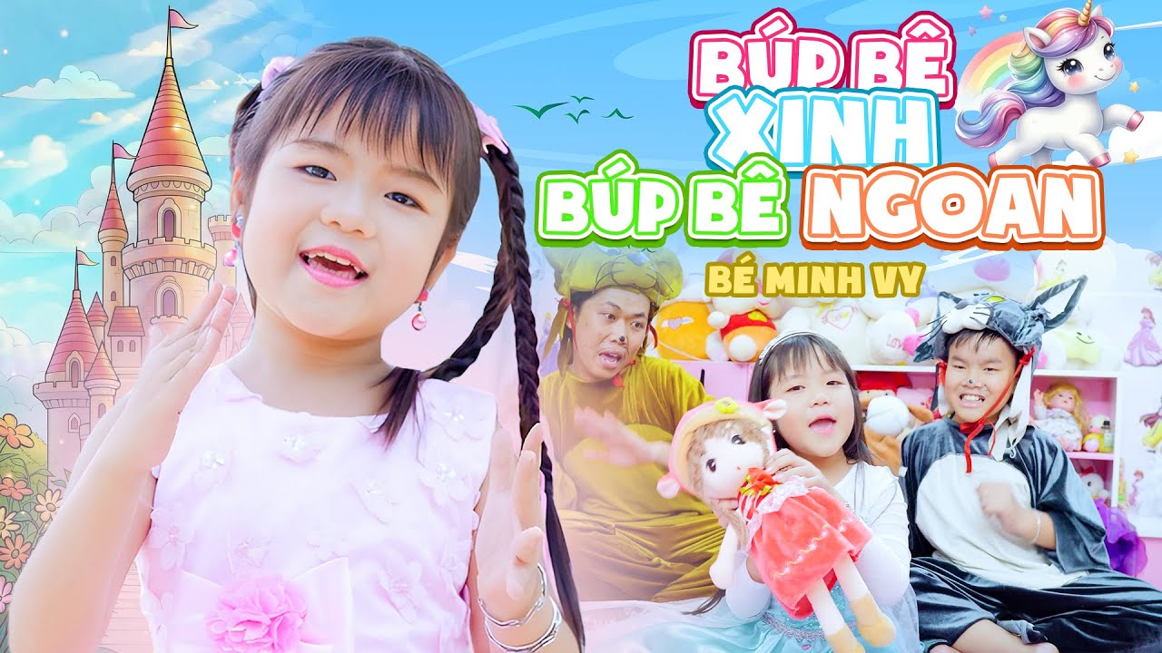 BÚP BÊ XINH BÚP BÊ NGOAN - Bé Minh Vy | Ca Nhạc Thiếu Nhi, Official MV 4K