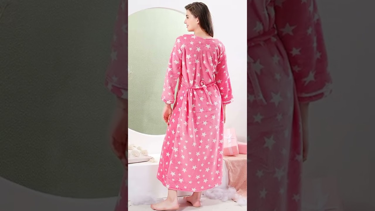 Woolen Nighty, Nighty Suits & Maxi Warm Nighty Fancy Winter Nighty Designs #Shorts