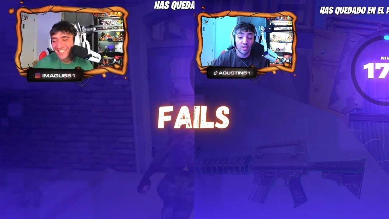 FAILS DE AGUSTIN 51 EN FORTNITE