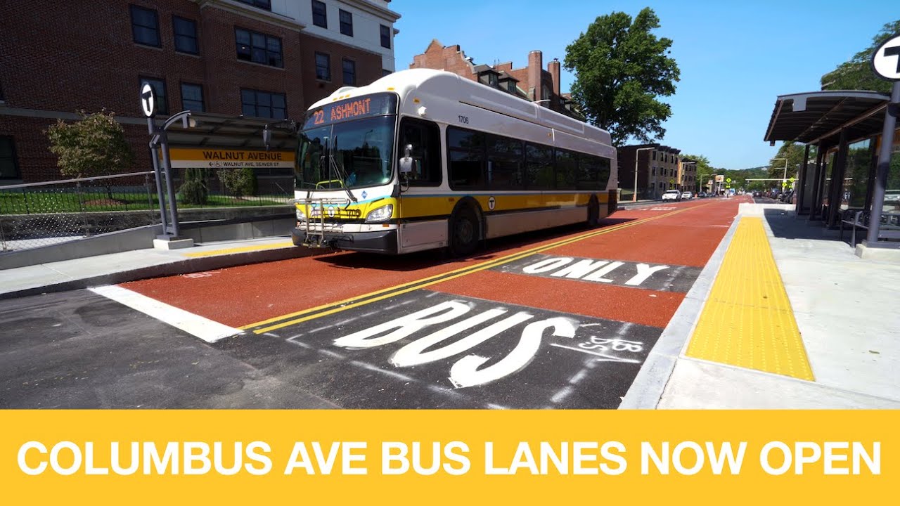 Columbus Ave Bus Lanes