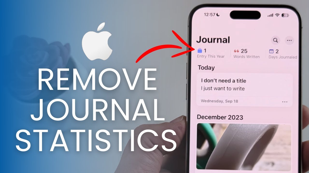 How To Turn Off Journal Insights Summary On iPhone (Statistics)