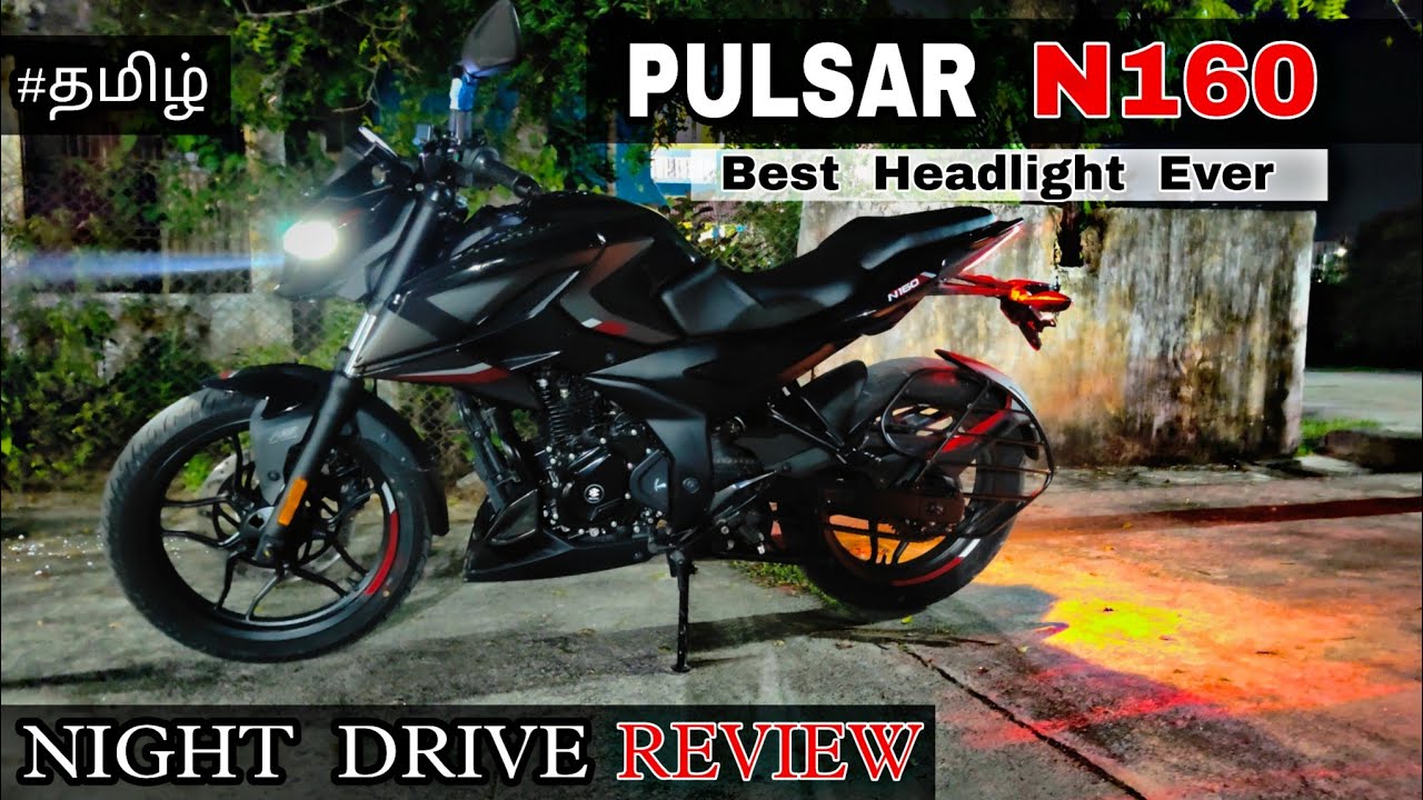 Pulsar N160 Headlight Test 😍 | Night Drive | Dual ABS | Riding Review | Tamil | TTS | Tony Tracks
