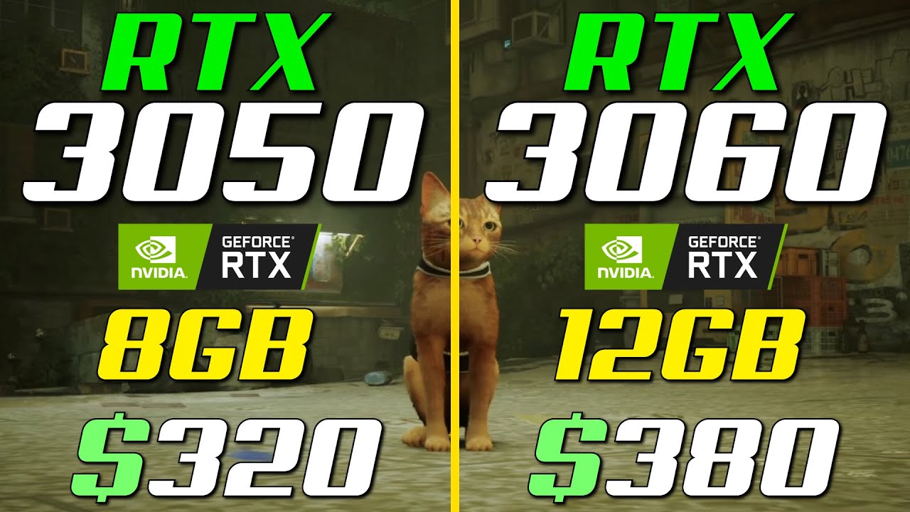 RTX 3050 vs. RTX 3060 | 1080p Gaming