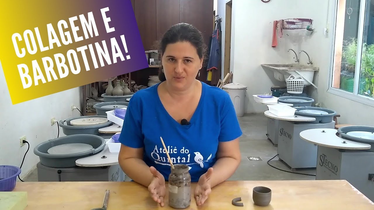 Dica de Cerâmica - Colagem e Barbotina