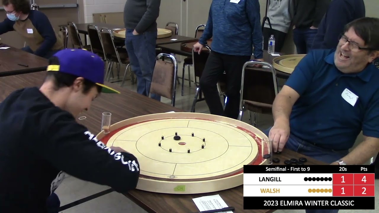 2023 Elmira Crokinole - Walsh v Langill - Semifinal