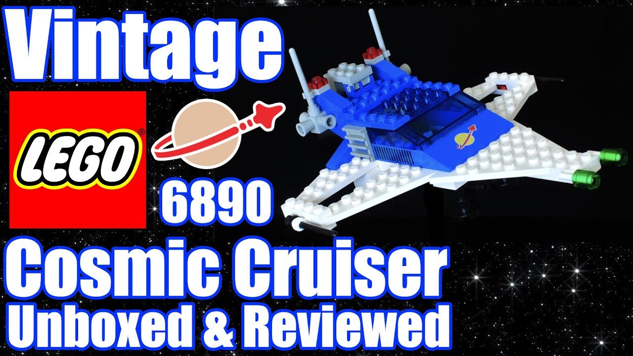 Vintage Lego Space Set 6890 Cosmic Cruiser Unboxed And Reviewed!