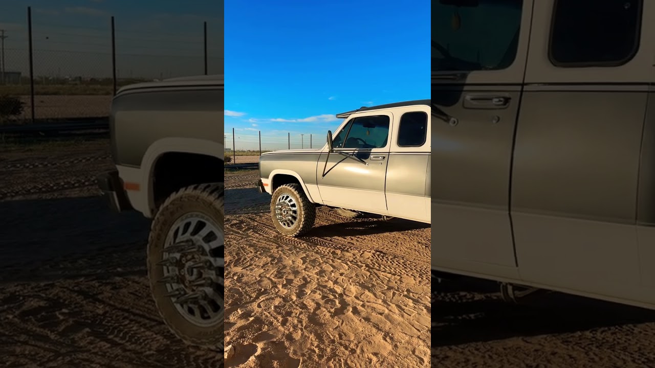 1st gen dodges are 🤌🏽 #1stgen #cummins #dually #weldingrigs #welding #weldmoney #rigwelder #money