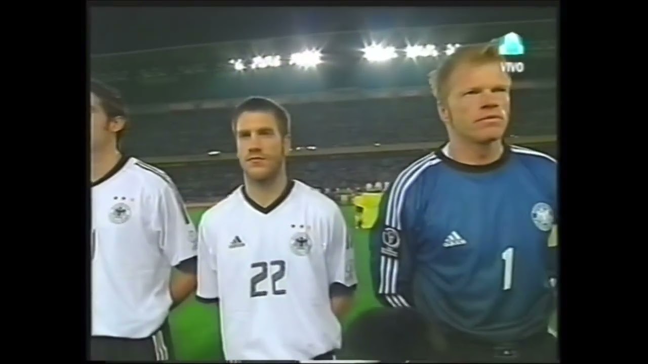 Germany National Anthem vs Brazil (FIFA World Cup final 2002)