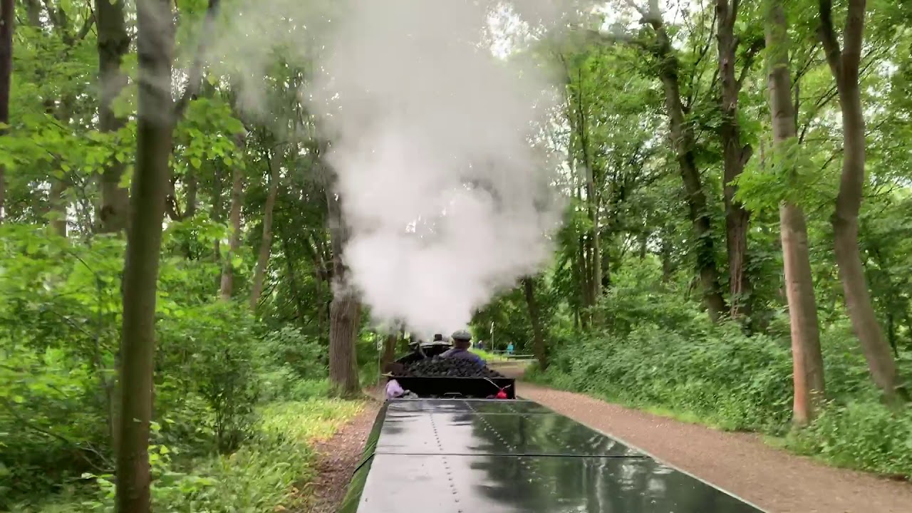 Rundfahrt mit der Parkeisenbahn Auensee in Leipzig