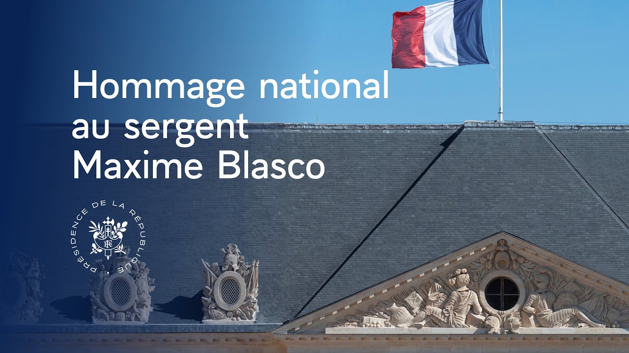 Hommage national au sergent Maxime Blasco