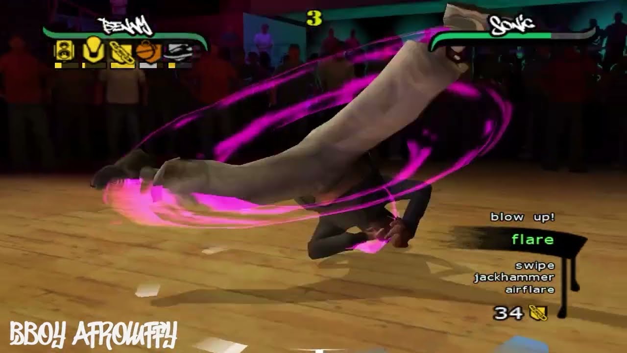 Game Bboy combos personagens com Finish Moves