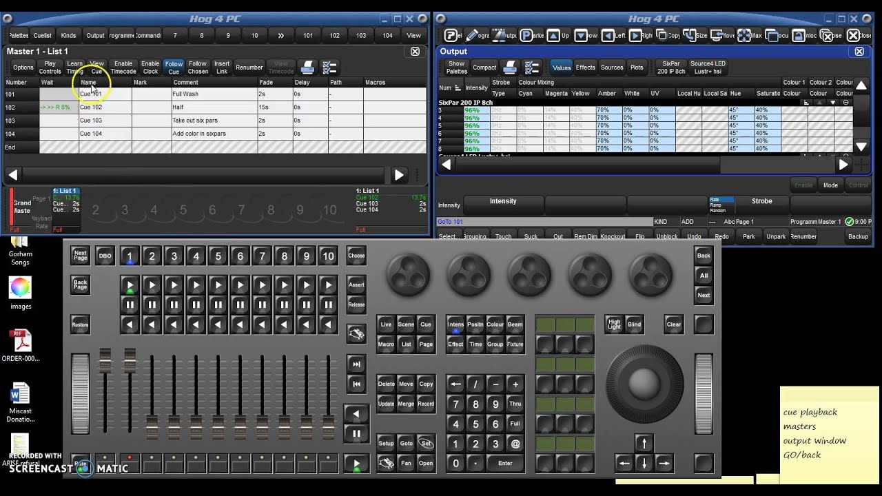 HOG 4PC Tutorial - Part 4 - Running Your Show