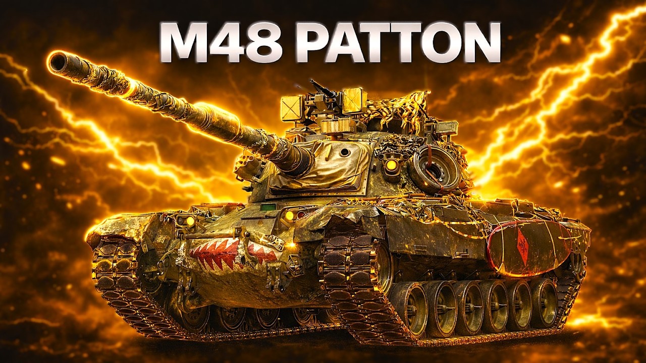 M48 Patton | 100% ОТМЕТКИ | Качественная американская СТ-10 в «Мир танков» Lunisher wot