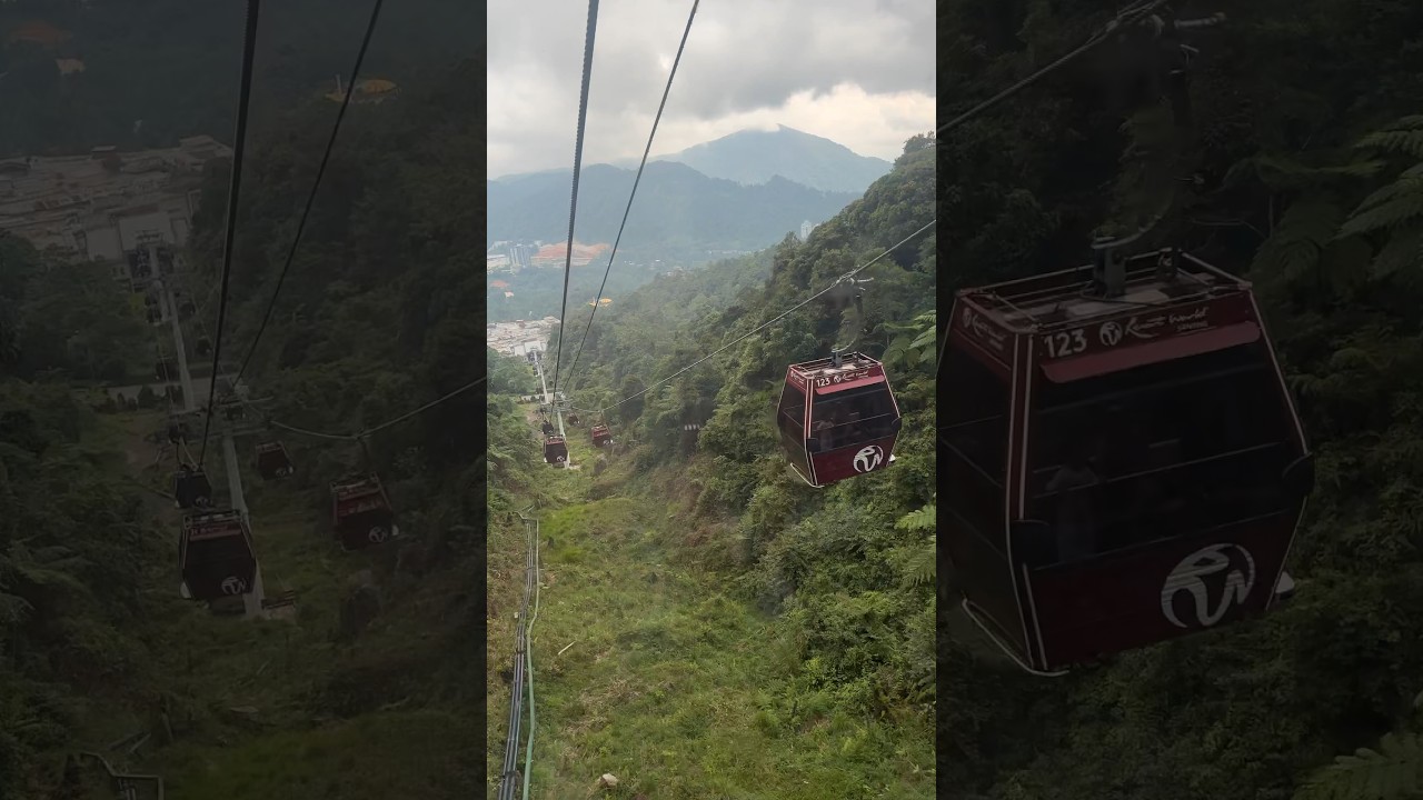 #traveLEIro My 1st cable car experience! 🚠🌫️😶&zwj;🌫️📍Genting Highlands, Malaysia