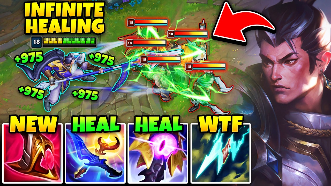 XIN ZHAO WITH THE NEW STATIC SHIV IS THE MOST BROKEN THING YOU'LL EVER SEE (INFINITE HEALING)