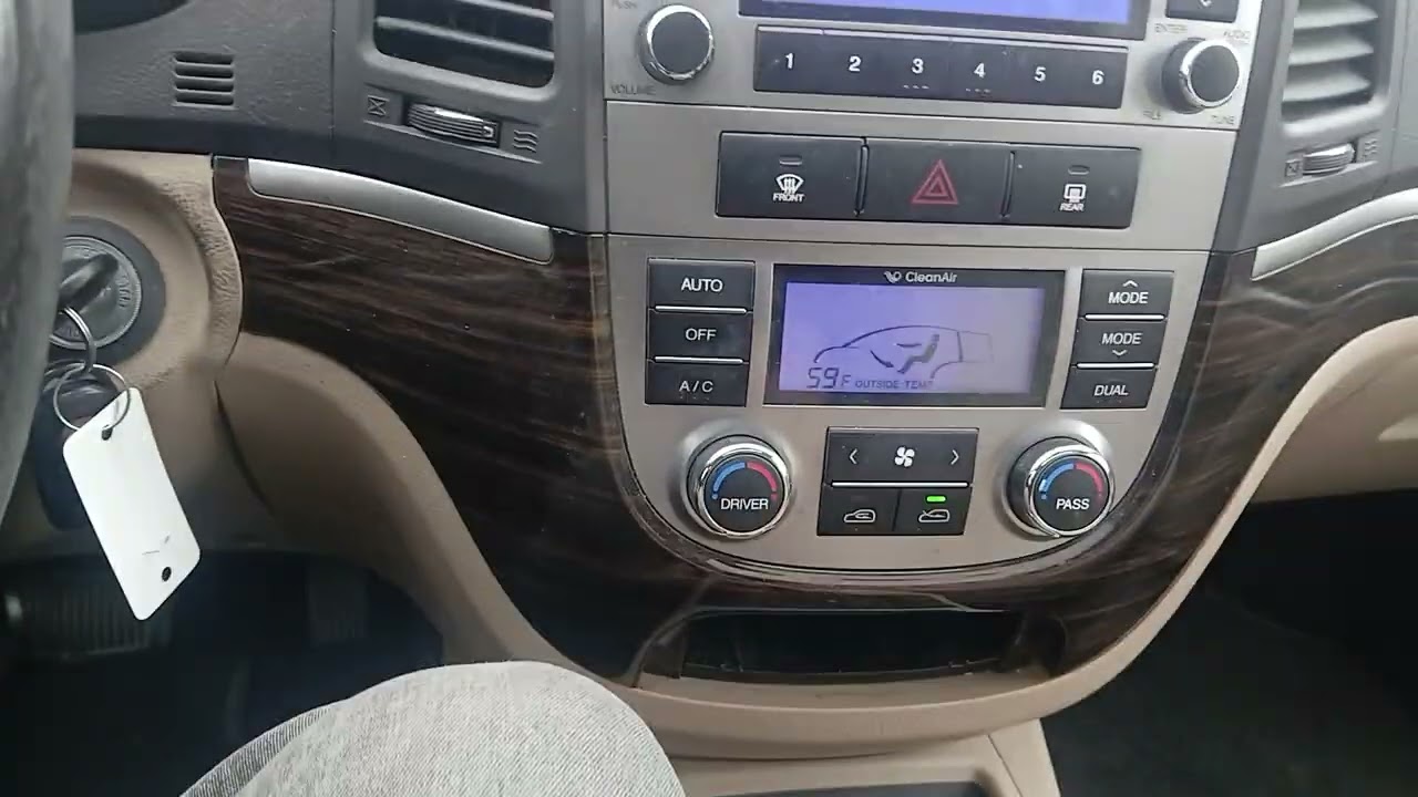 How to Connect Phone Bluetooth – Hyundai Santa Fe (2007–2012)