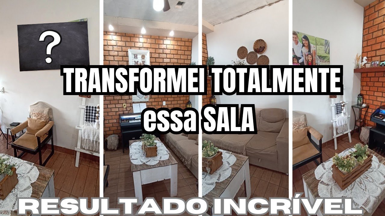 COMO TRANSFORMEI A SALA TODA GASTANDO POUCO / TOUR NA SALA  / Time lapse LIVING ROOM  Makeover