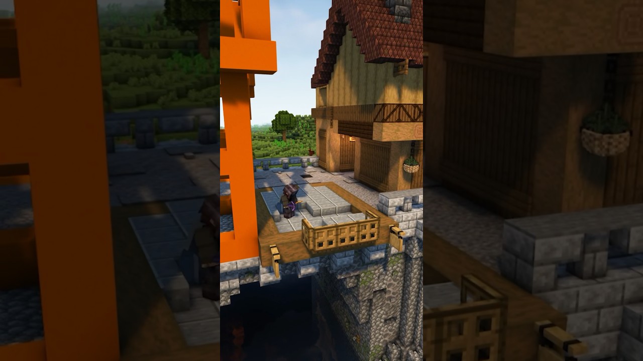Building a medieval house in my Minecraft Hardcore world! #fitshaw #minecrafthardcore #minecraft