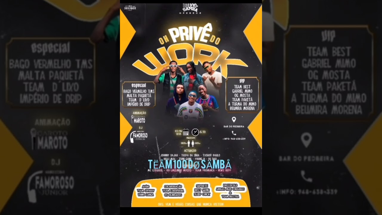 TEAM 100 DO SAMBA.. CANASTRA COM SAMBA...Prod_By_Ivandro_Pro(128k