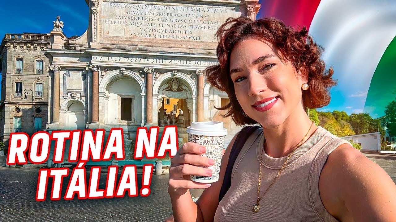 MINHA NOVA ROTINA NA IT&Aacute;LIA! 🇮🇹 