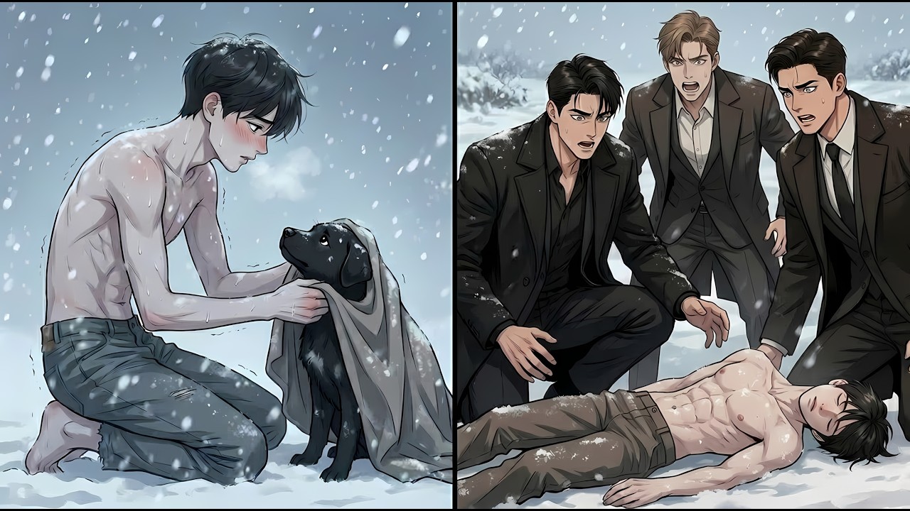 The Omega Used His Clothes To Save The Dog - The Triplet Alphas Found Him Unconscious