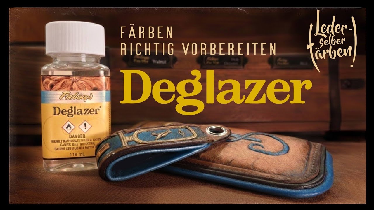 Leder selber färben  –  Deglazer