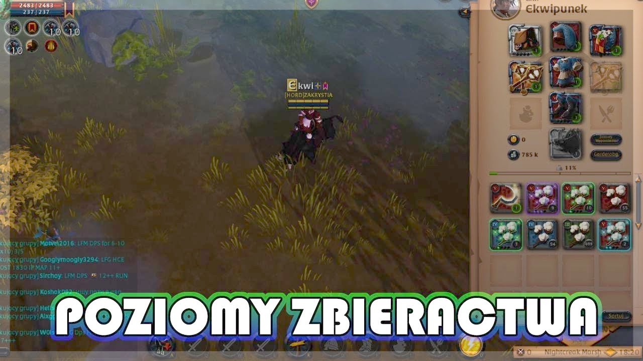 Wbijanie poziomów zbierania (Bezpieczny sposób) Albion Online #36