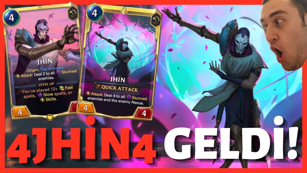 JHİN, B&Ouml;LGESİZ İLK ŞAMPİYON! Yeni Deste Yapma Kuralları ve Yeni Kartlar [Legends of Runeterra]