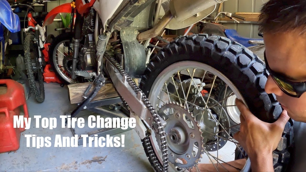 Installing New Tires On My Honda XR 650! (My Top Tips And Tricks For Changing Motorcycle Tires!)