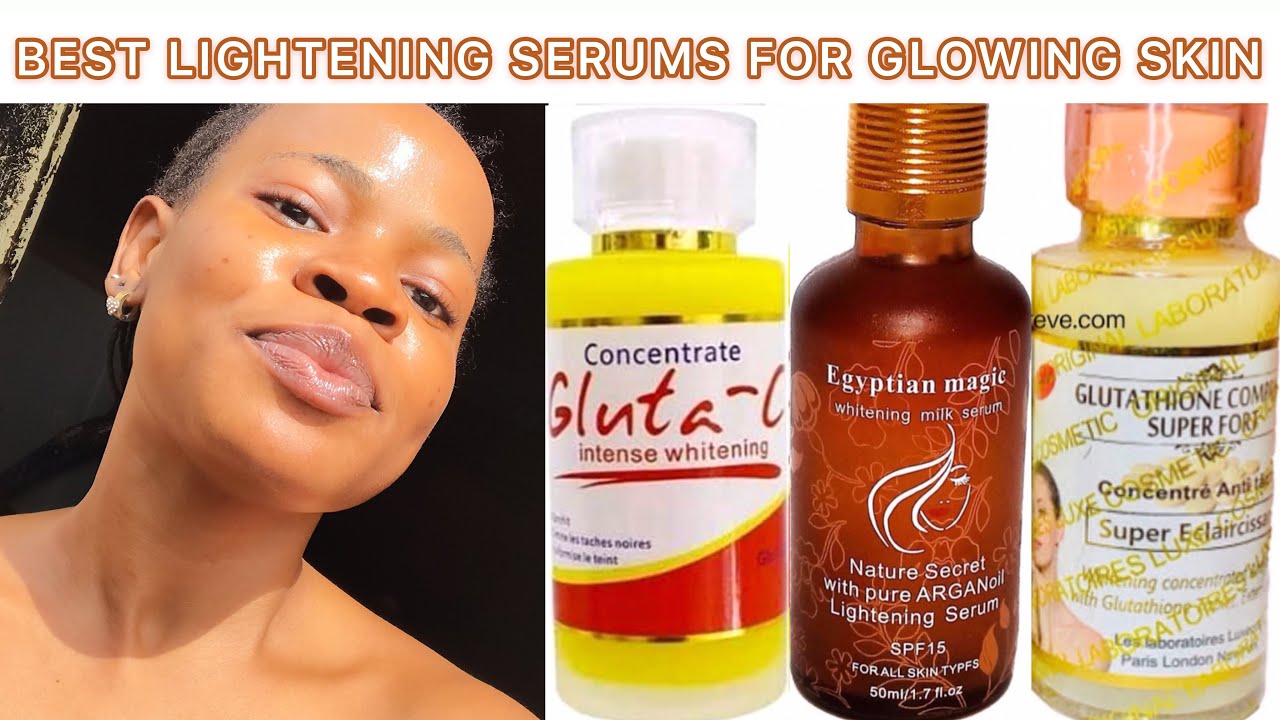 3 BEST LIGHTENING SERUMS TO MIX WITH YOUR CREAM :  Instant Skin Whitening + How To Mix Properly