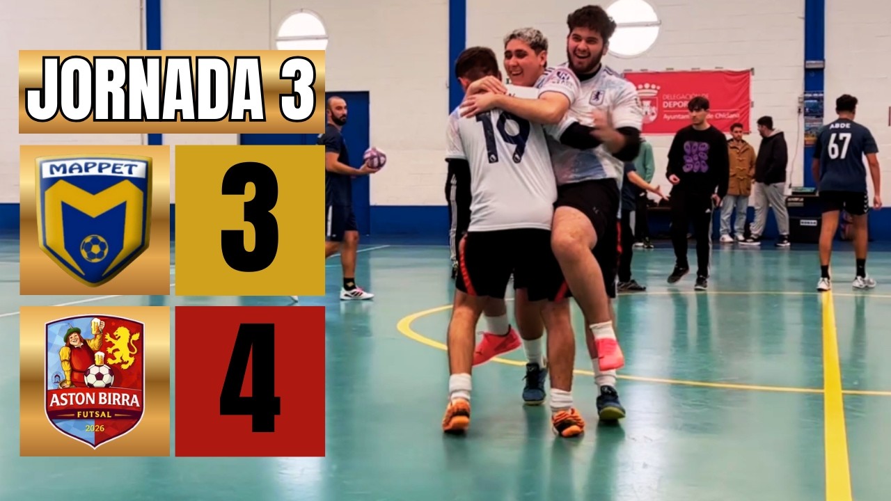 Mappet 3 - 4 Aston Birras FC | Jornada 3 | Temporada 5 | Fútbol Universe