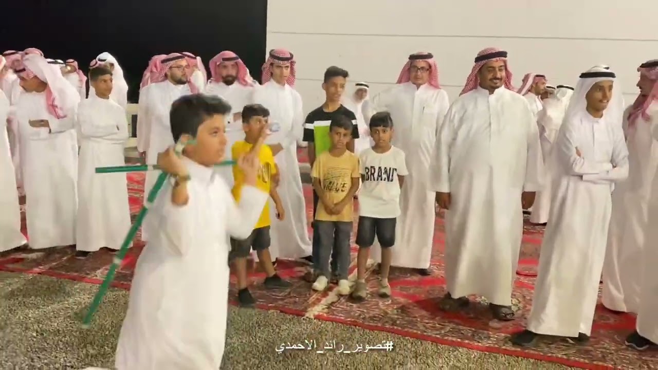 لعب حرابي ( يامرحبا حييت ياصقرا لفا ) معايدة قبيلة الصميدات من الاحامده من حرب