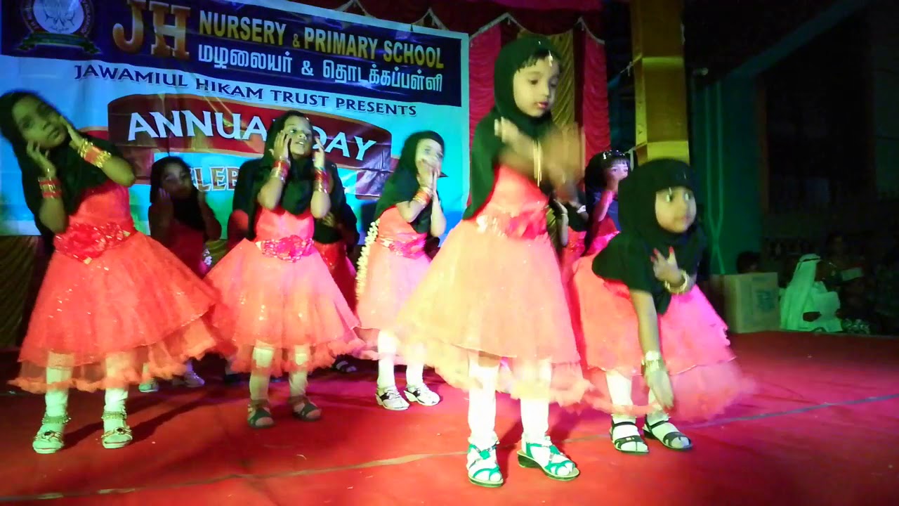 Welcome song at 2018 JH school Lalpet annual day