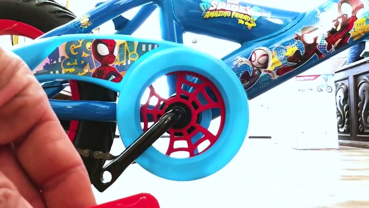 Spidey Kids Bike Build #diy #bicycle #trainingwheels